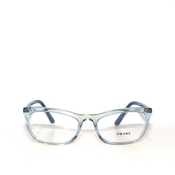 Prada 10VV 10 325-1O1 52 Clear Blue Eyeglasses PR10VV - Picture 2 of 5
